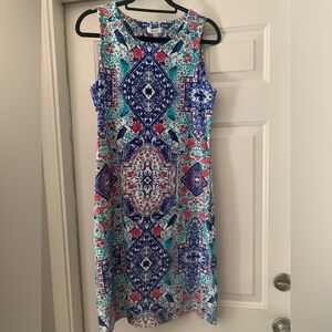 Charter Club women’s size L patterned dress